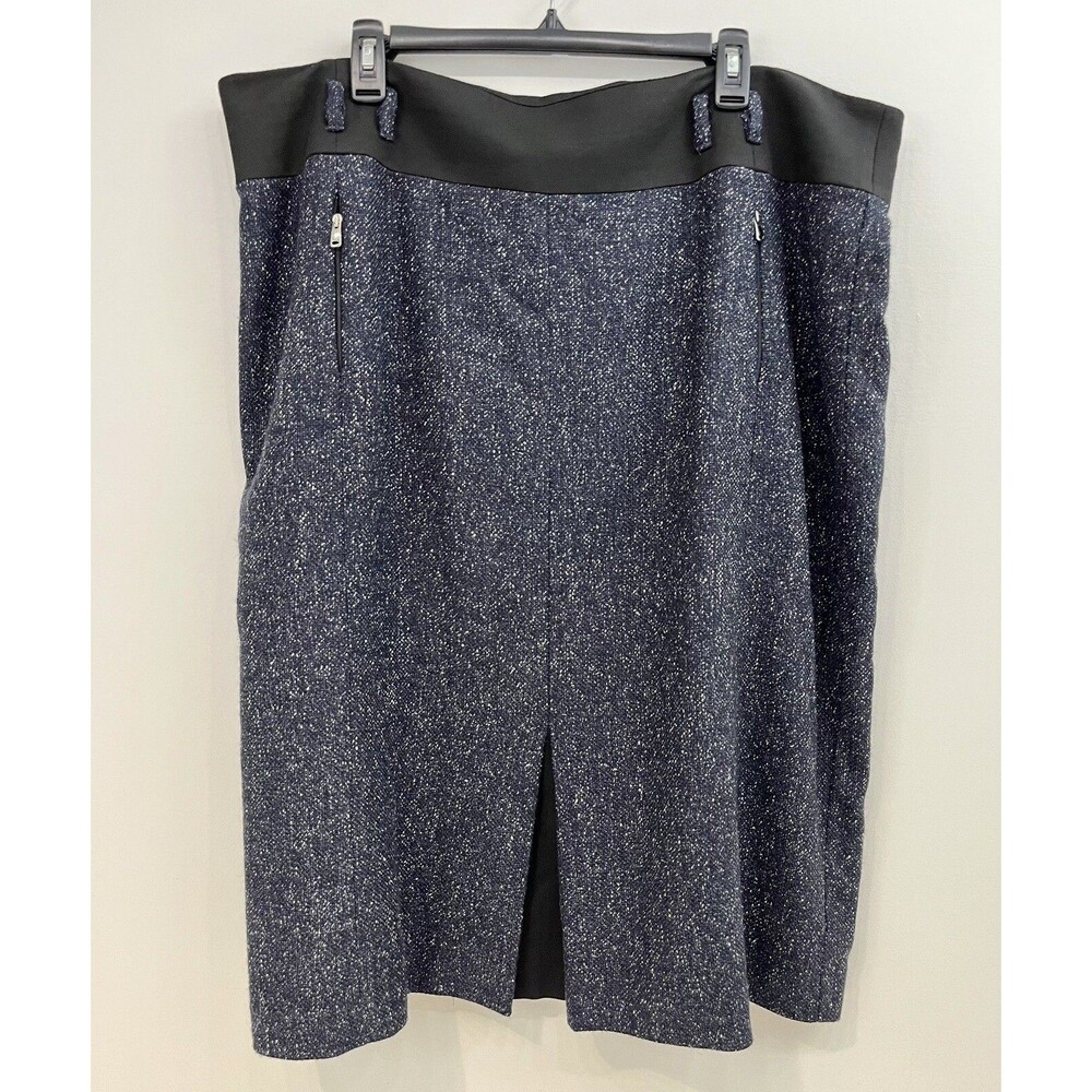 Marina Rinaldi Plus Size Wool Blouce Skirt Size US 20
